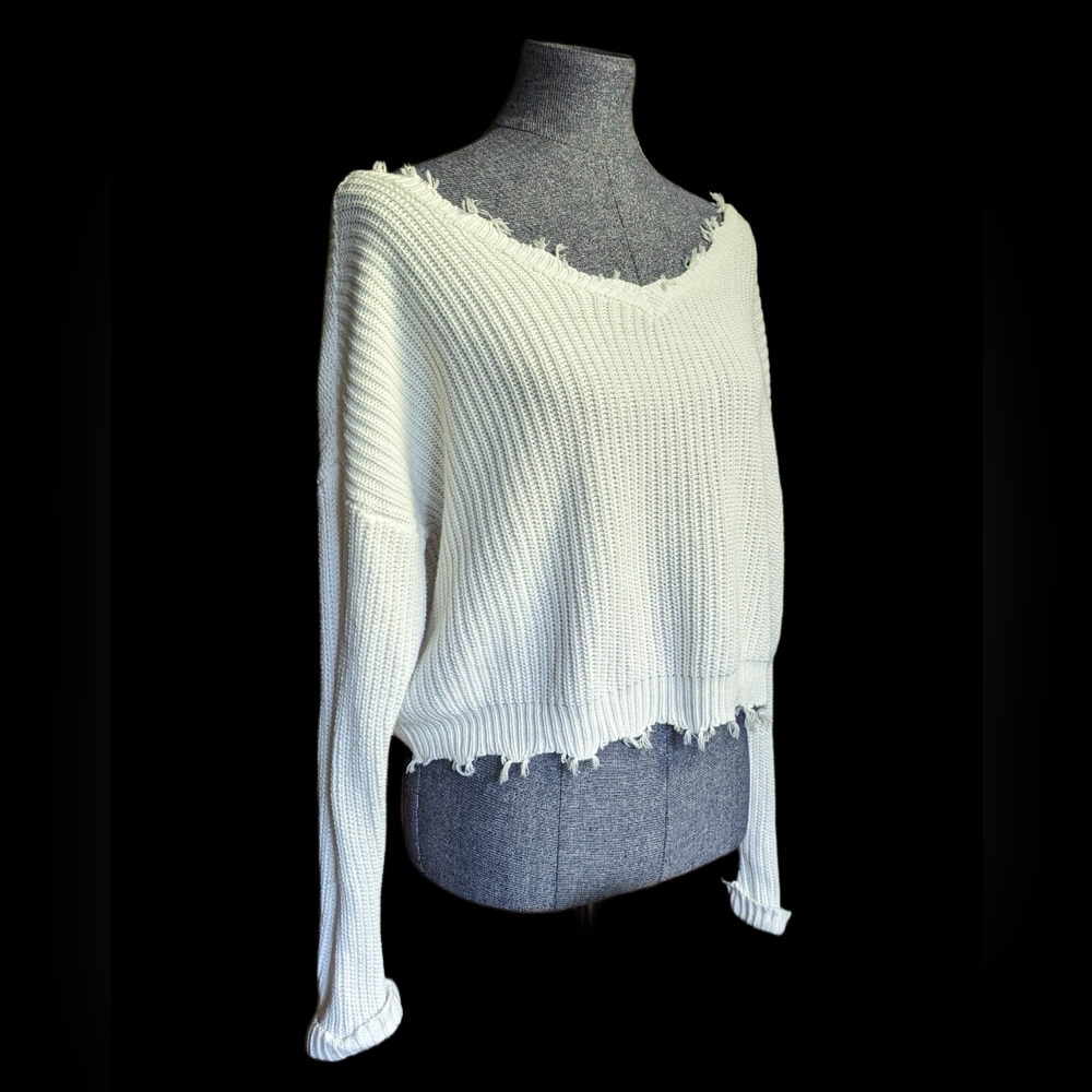 Cotton Crop Jessica Simpson Snow White Sweater